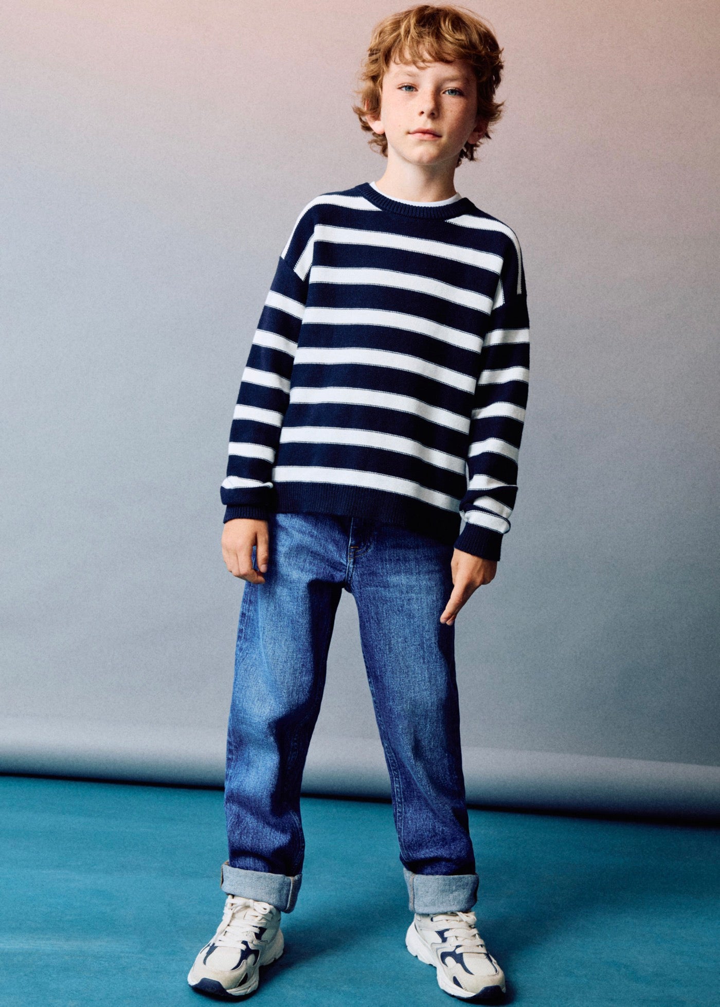 Pull Dylan Bleu Marine - Garçon