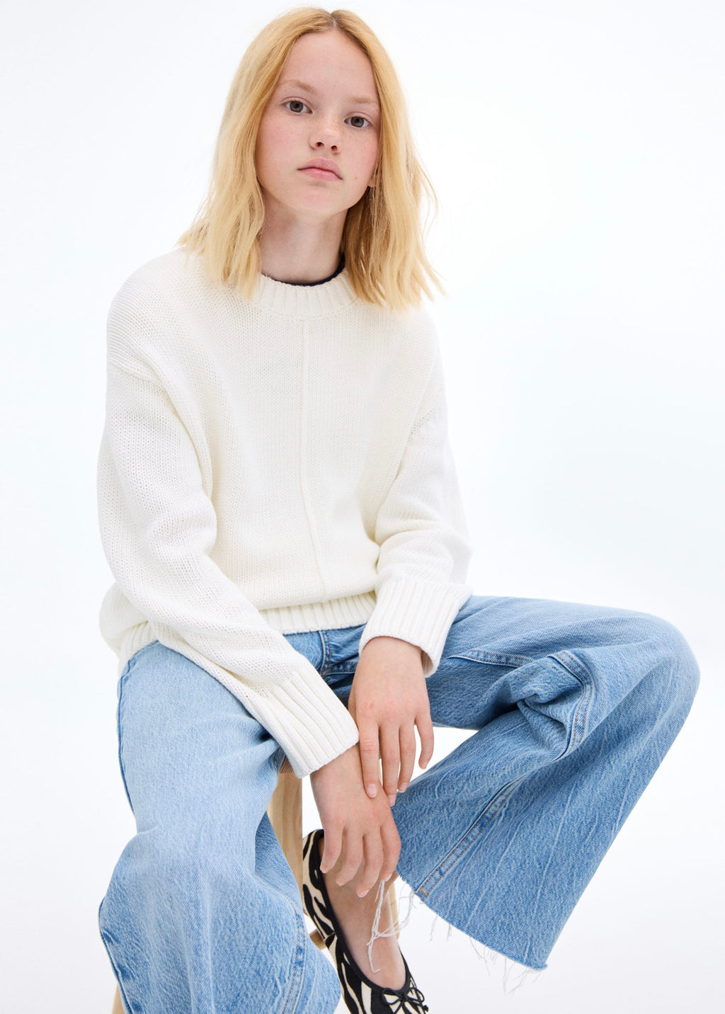Siena Off-White Jumper - Girl