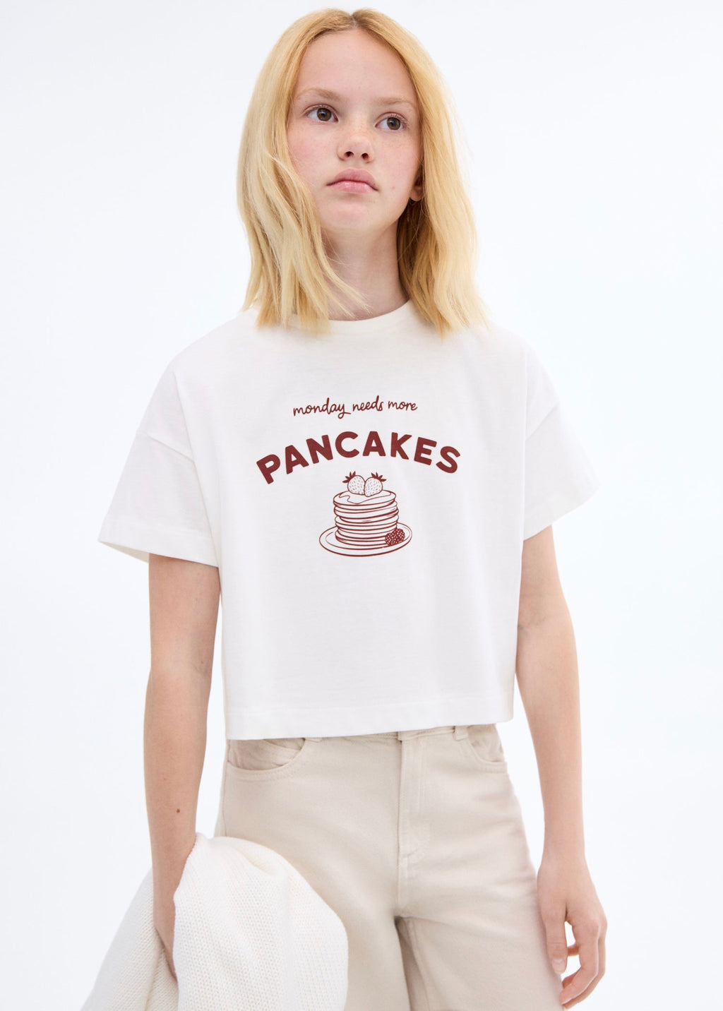 Camiseta Week Blanco Roto - Niña