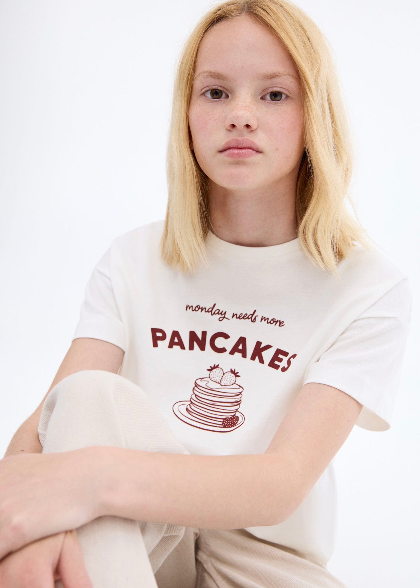 Camiseta Week Blanco Roto - Niña