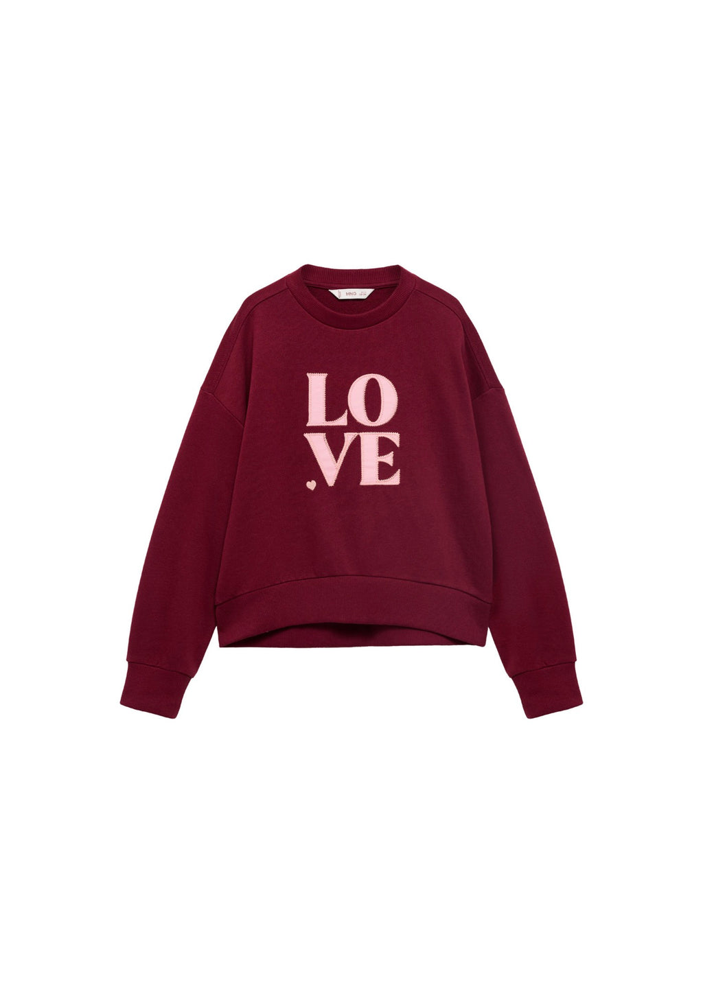 Sweat Lundi Grenat - Fille