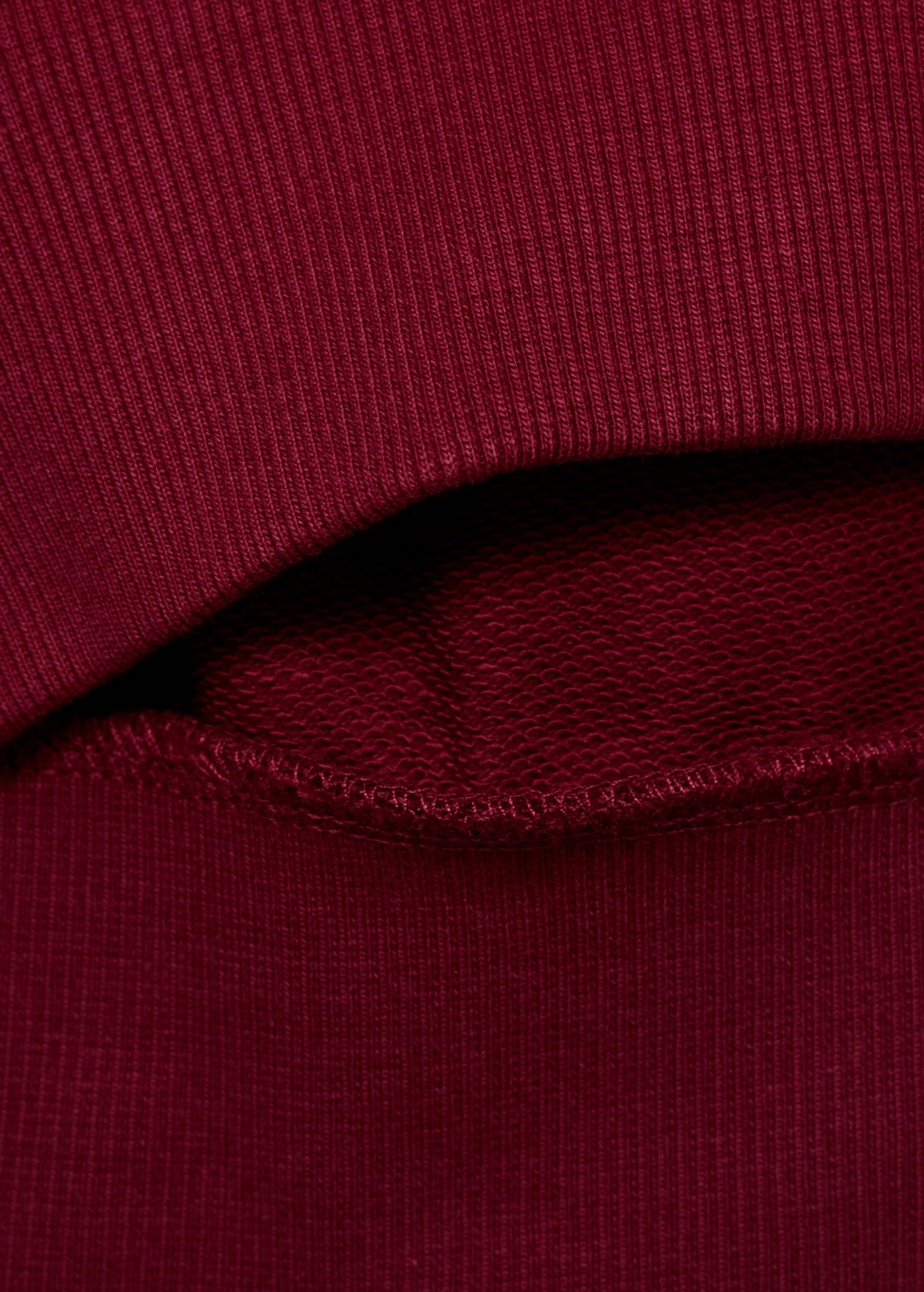 Sweat Lundi Grenat - Fille