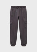Pantalón Cargo Gris Antracita - Niño