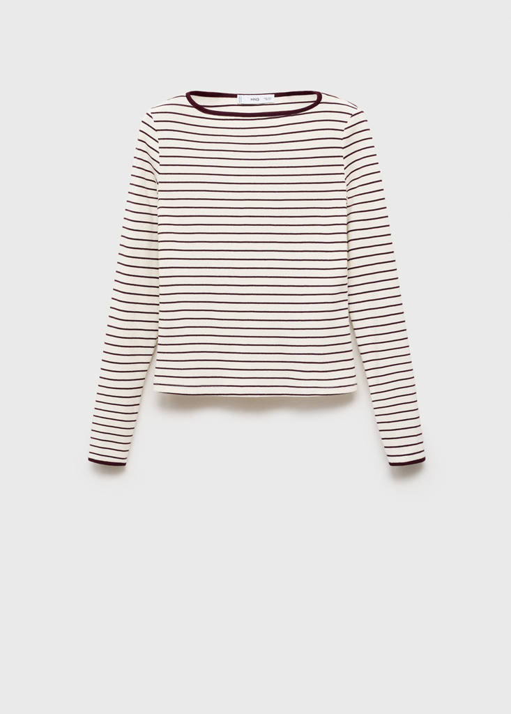 T-Shirt Coton Poignets Boutonnés