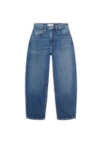 High-Waisted Barrel Jeans