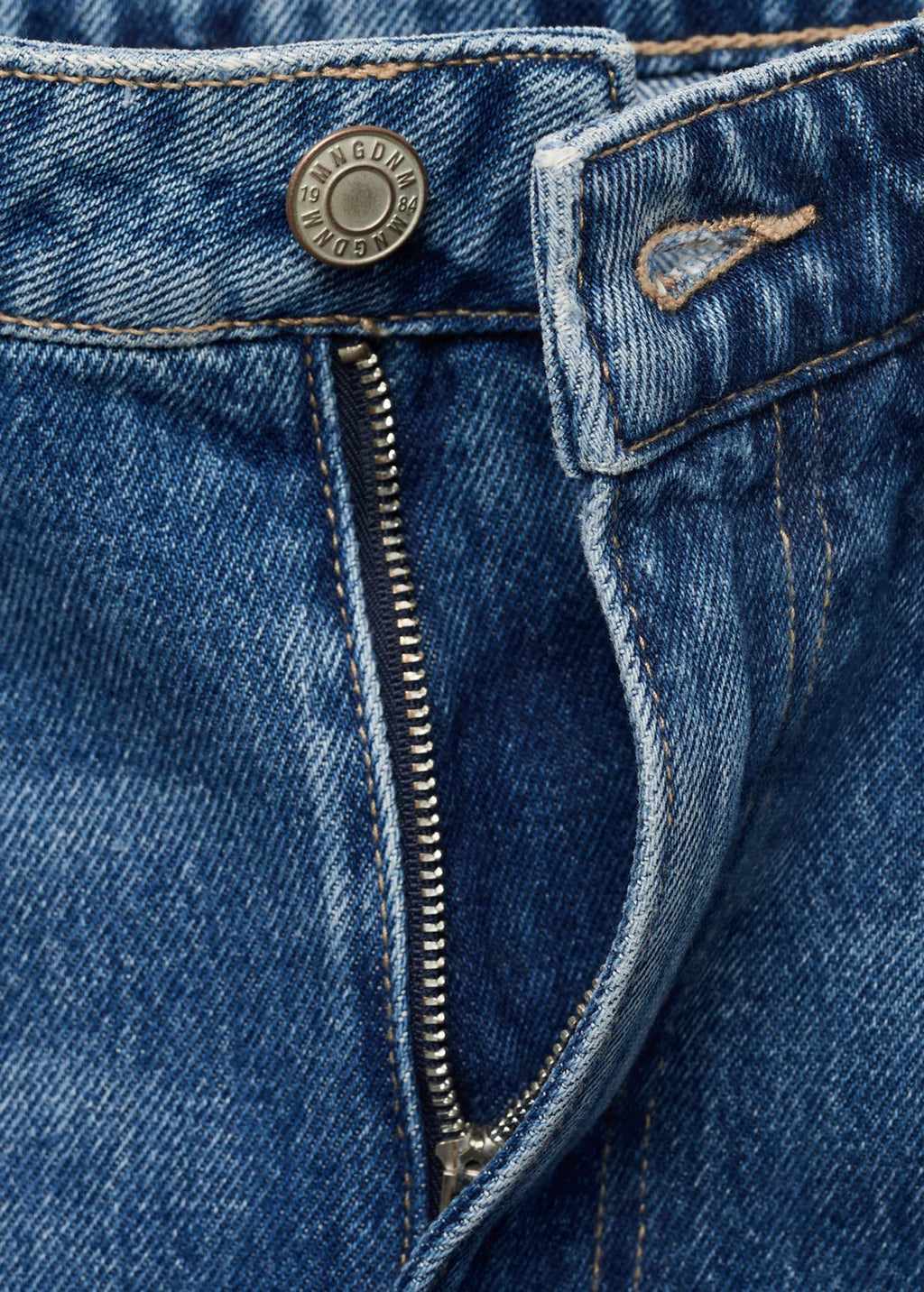 High-Waisted Barrel Jeans