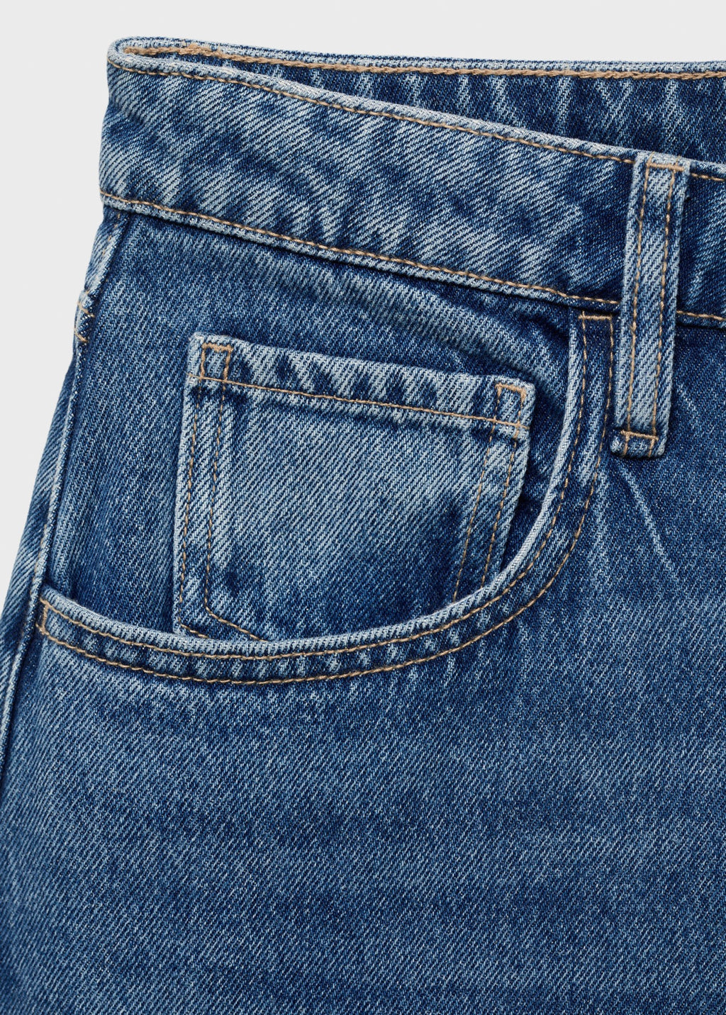 High-Waisted Barrel Jeans