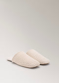 Chaussons Ouverts À L_x0019_ Arrière Crochet Effet Mouton