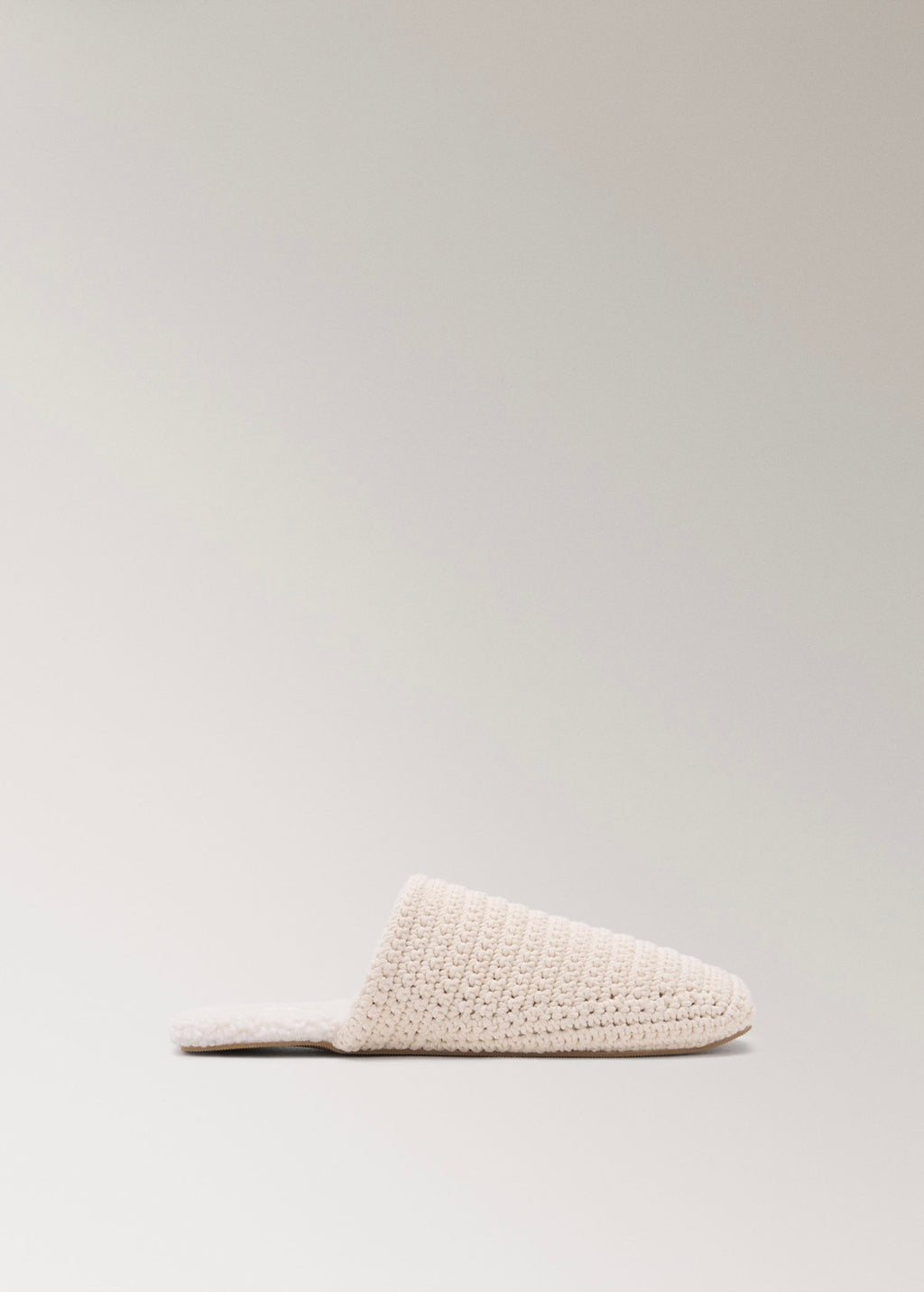 Chaussons Ouverts À L_x0019_ Arrière Crochet Effet Mouton