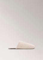 Chaussons Ouverts À L_x0019_ Arrière Crochet Effet Mouton