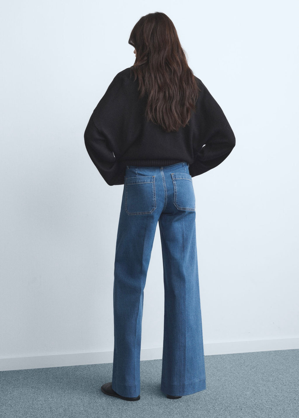 Jean Large Avec Poches