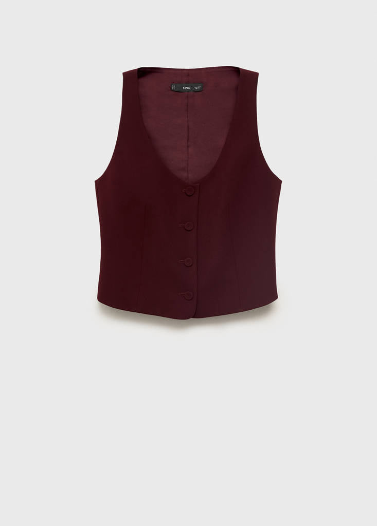 Gilet Costume Boutons