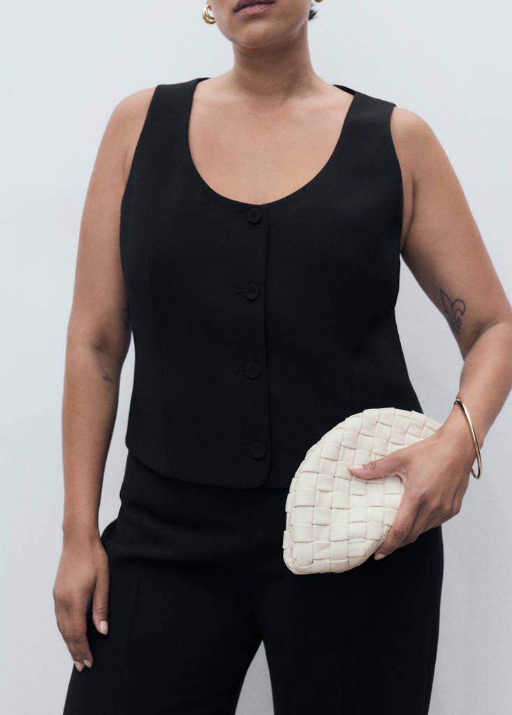 Gilet Costume Boutons