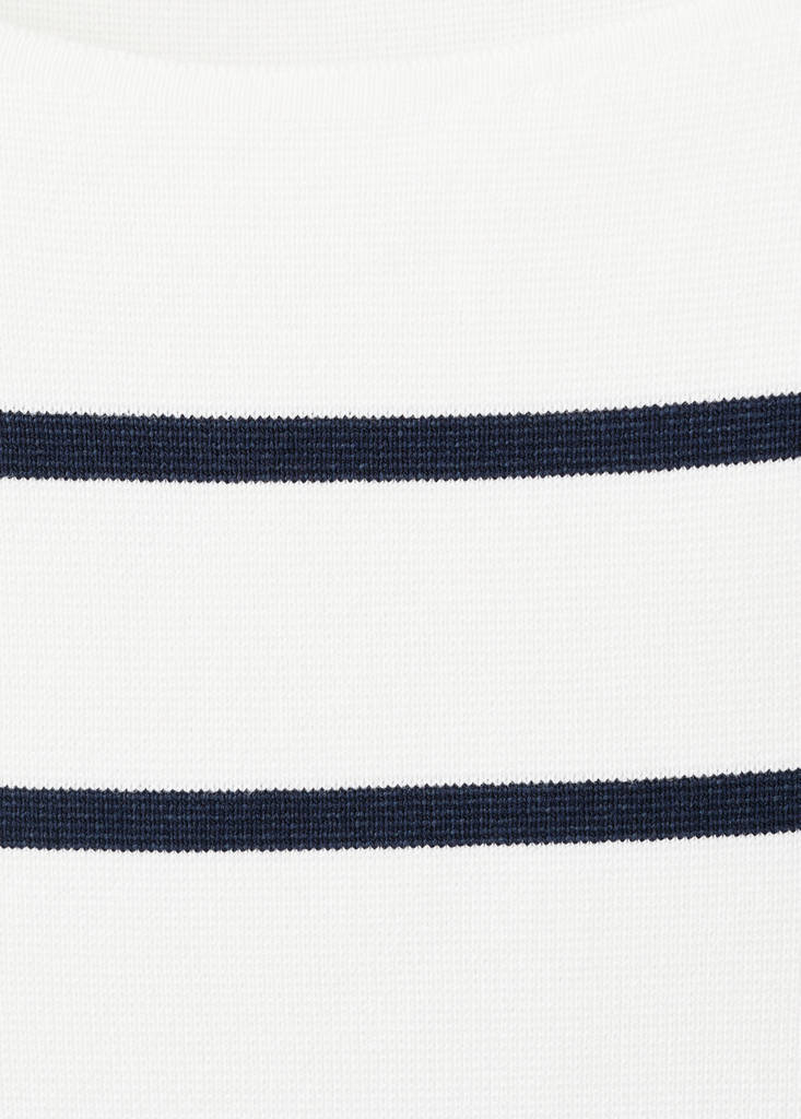 Pull-Over Maille Fine Col Bateau