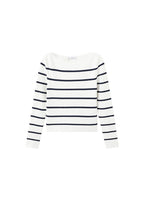 Pull-Over Maille Fine Col Bateau