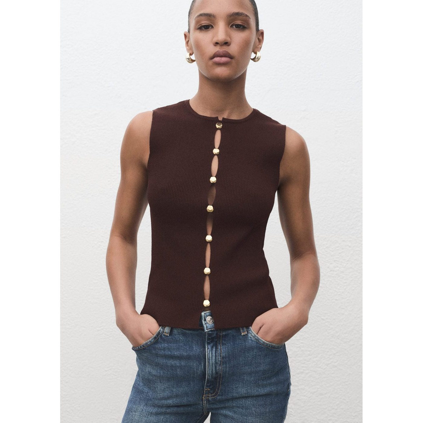 Waistcoat Mateo - Brown