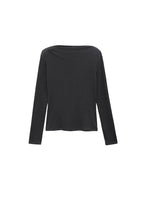 T-Shirt Col Bateau Manches Longues