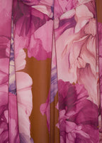 Robe Godets Fleurs