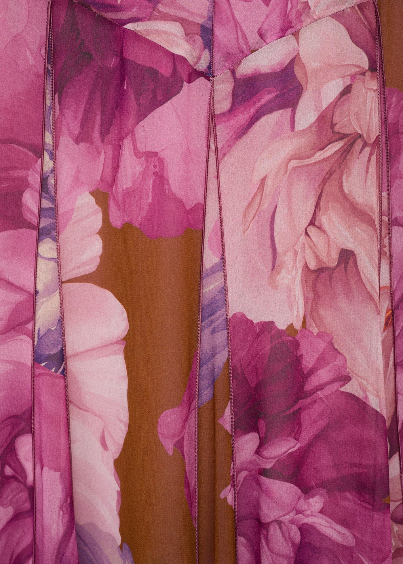 Robe Godets Fleurs