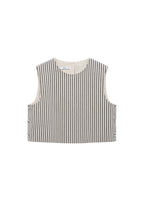 Top Rayures Boutons