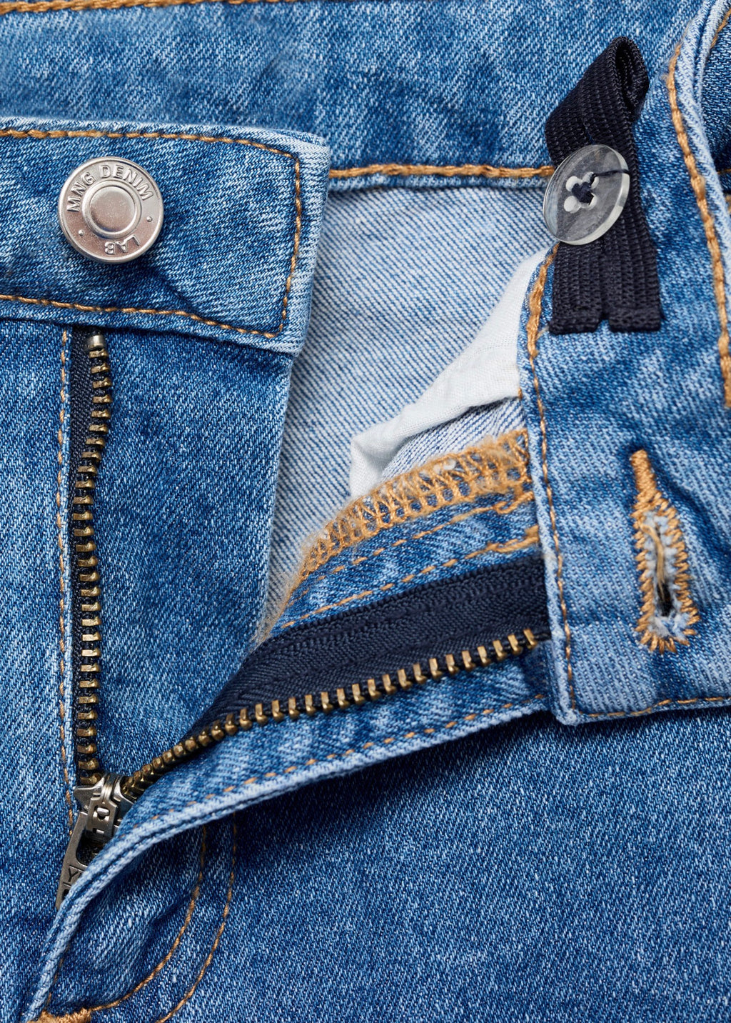 Jean Cargo Bleu Moyen - Fille