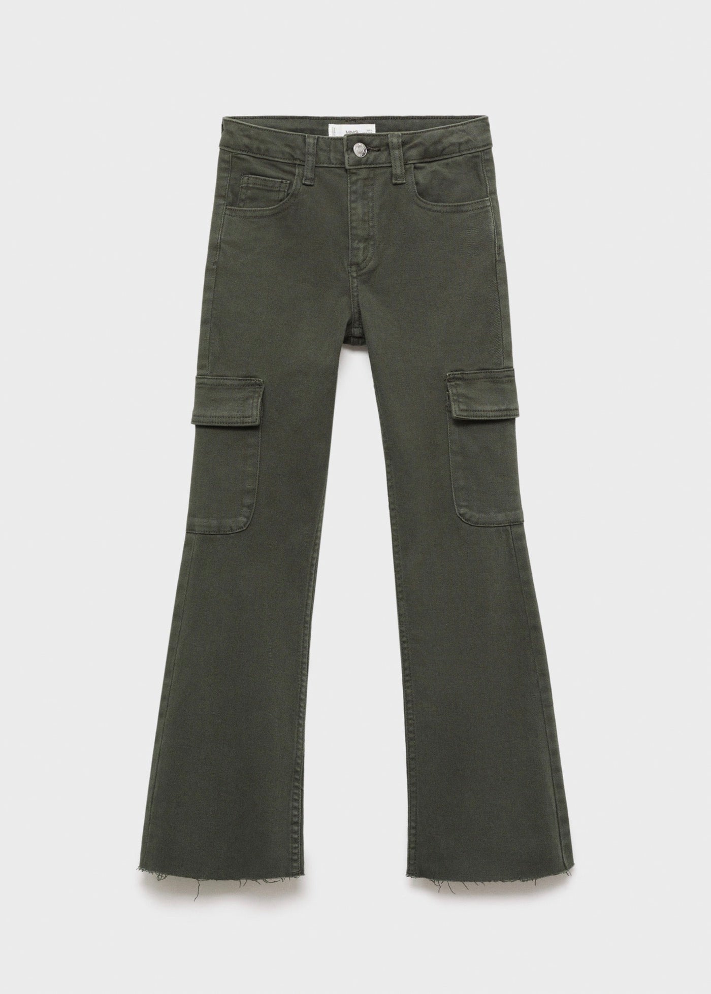 Jean Cargo Vert Forêt - Fille