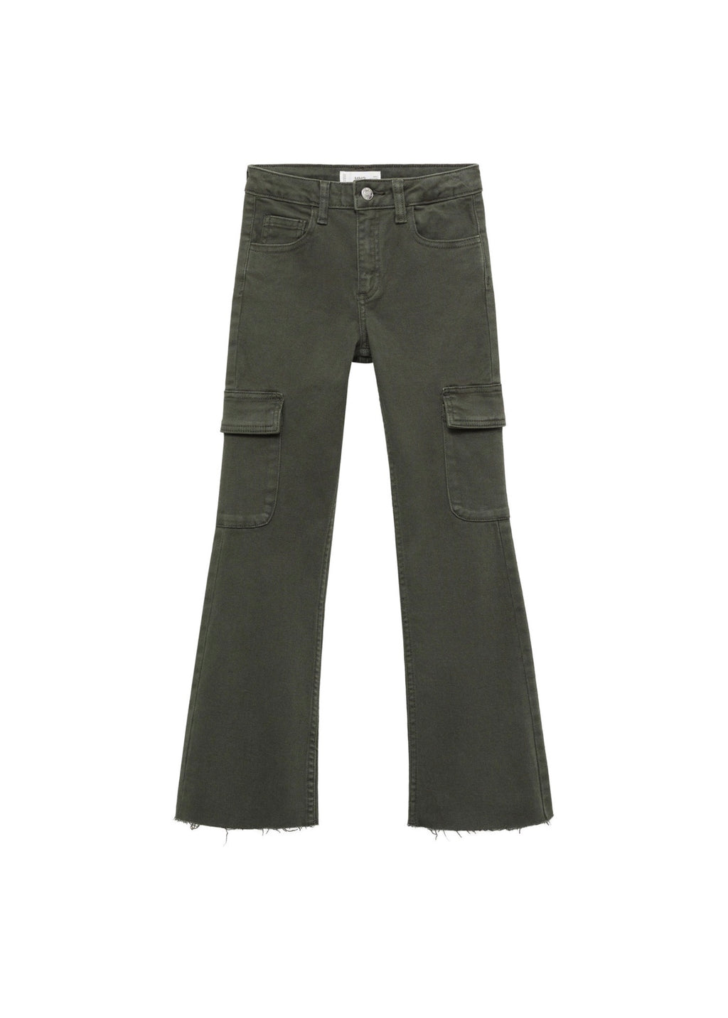 Jean Cargo Vert Forêt - Fille