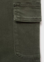 Jean Cargo Vert Forêt - Fille
