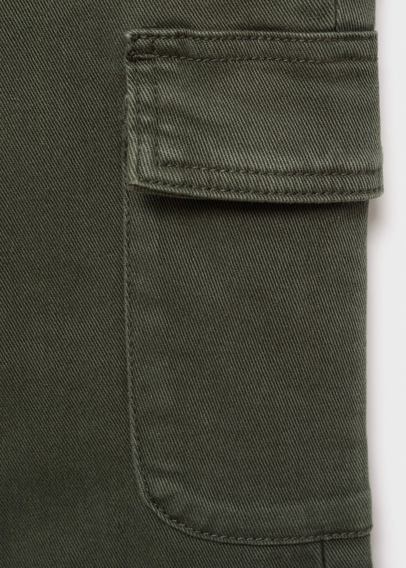 Jean Cargo Vert Forêt - Fille