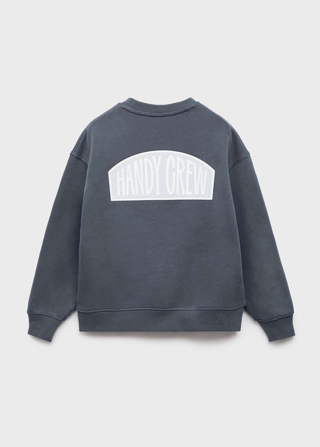 Sudadera Crew Gris Oscuro - Niño