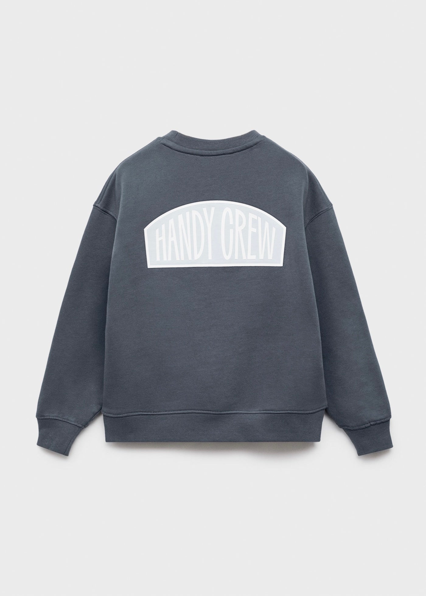 Sudadera Crew Gris Oscuro - Niño
