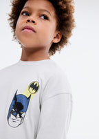 Camiseta Batlogo Gris Glaciar - Niño