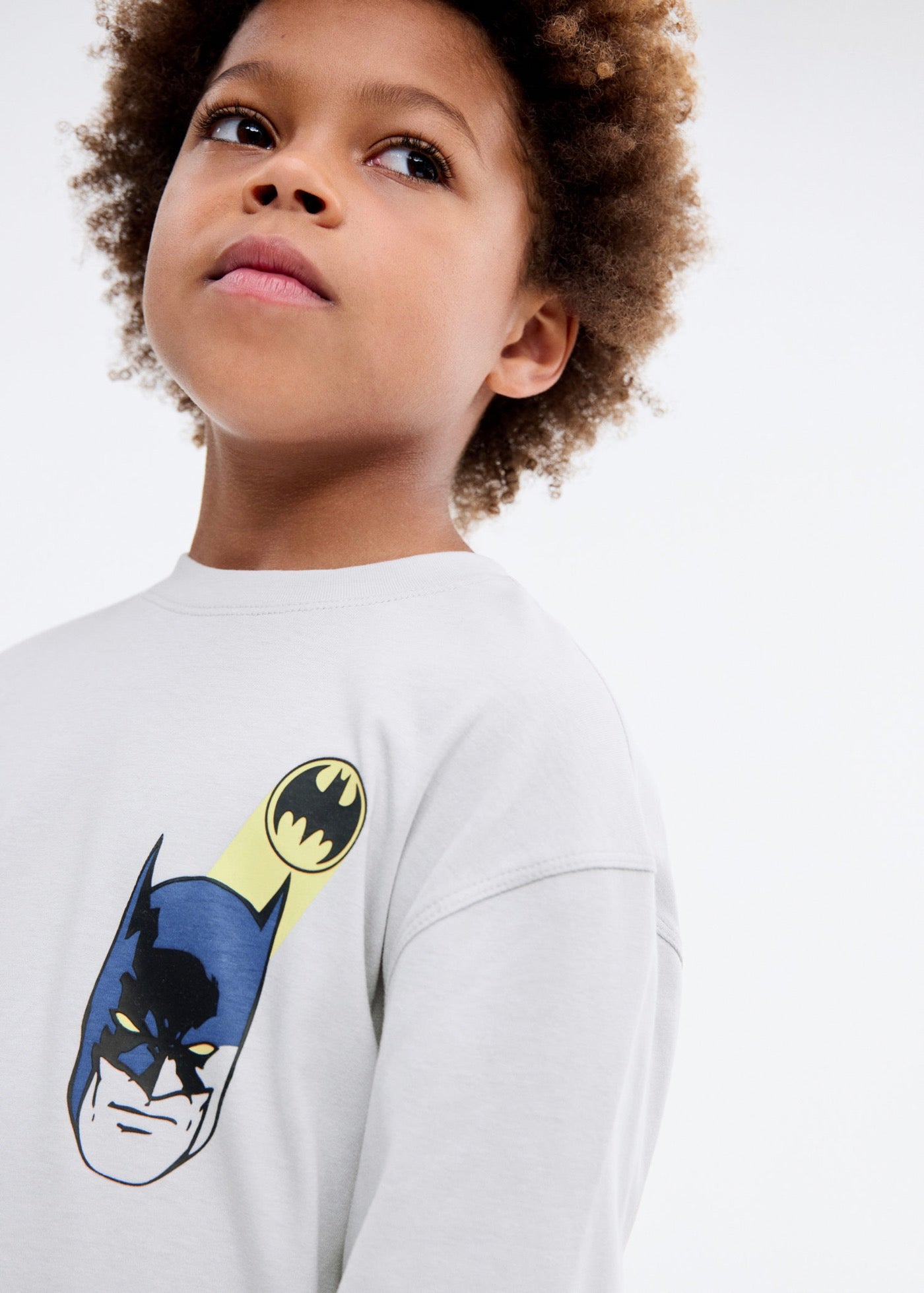 Camiseta Batlogo Gris Glaciar - Niño