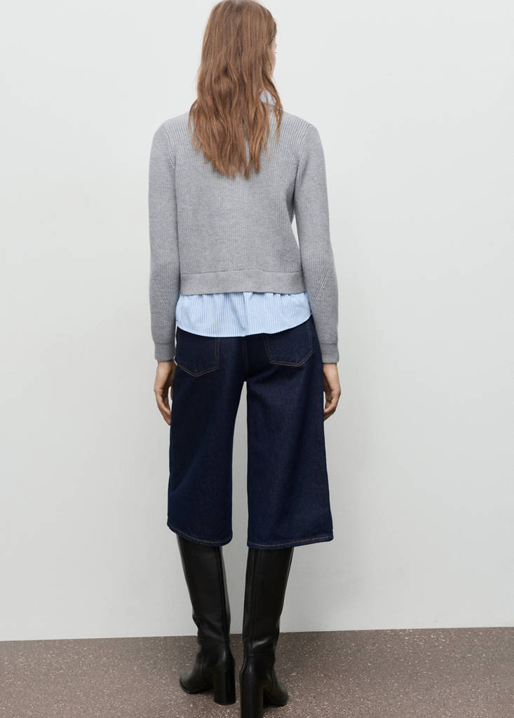 Cardigan Combiné Maille