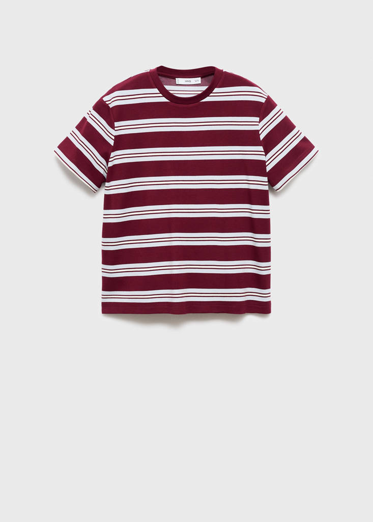 T-Shirt Manches Courtes Rayures