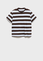 T-Shirt Manches Courtes Rayures