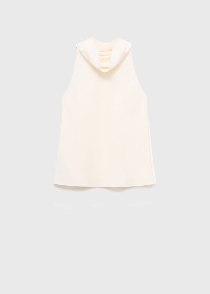Blouse Col Drapé