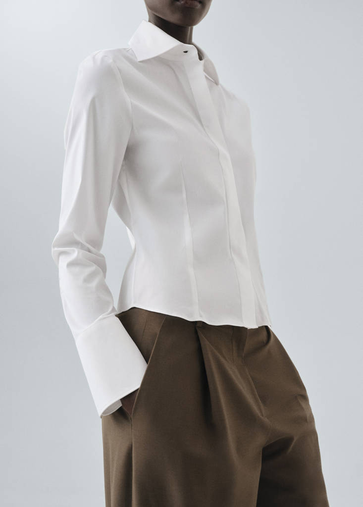 Chemise Popeline Cintrée