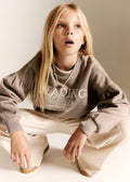 Sudadera Brown Marrón Medio - Niña