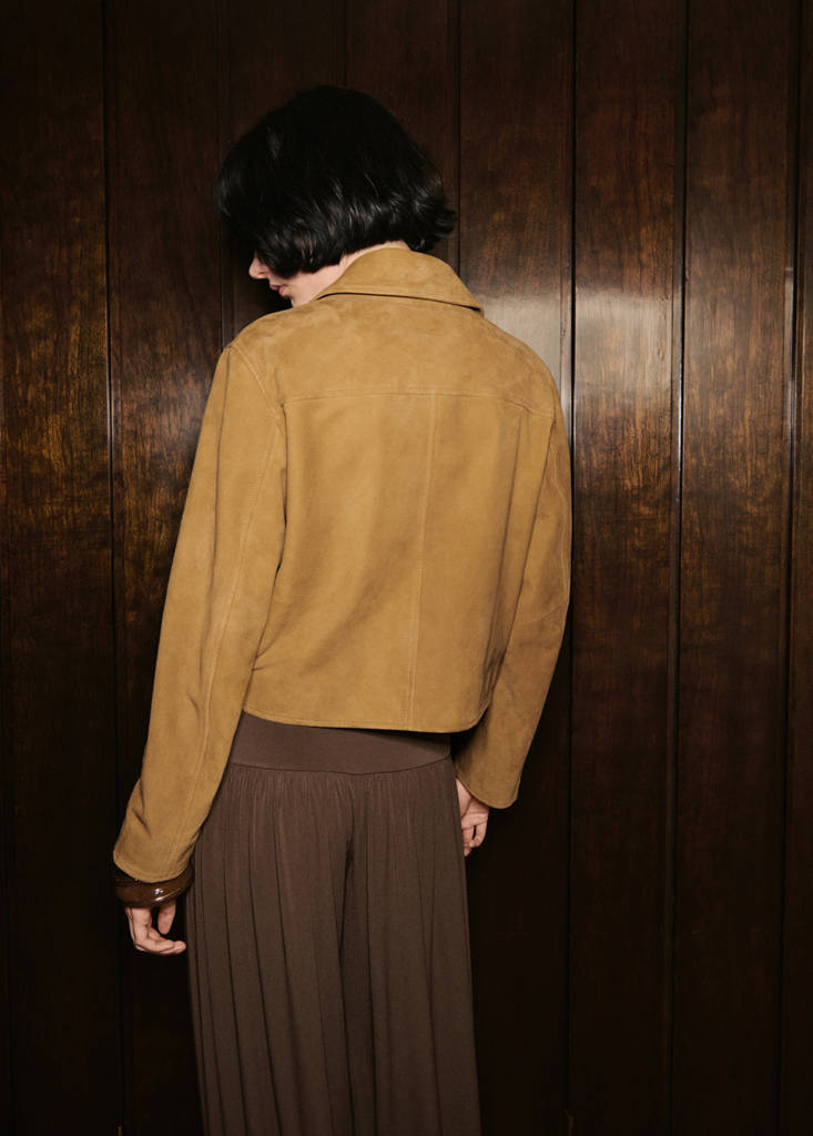 Veste Daim Boutons
