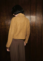 Veste Daim Boutons