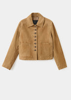Veste Daim Boutons
