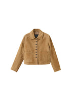Veste Daim Boutons