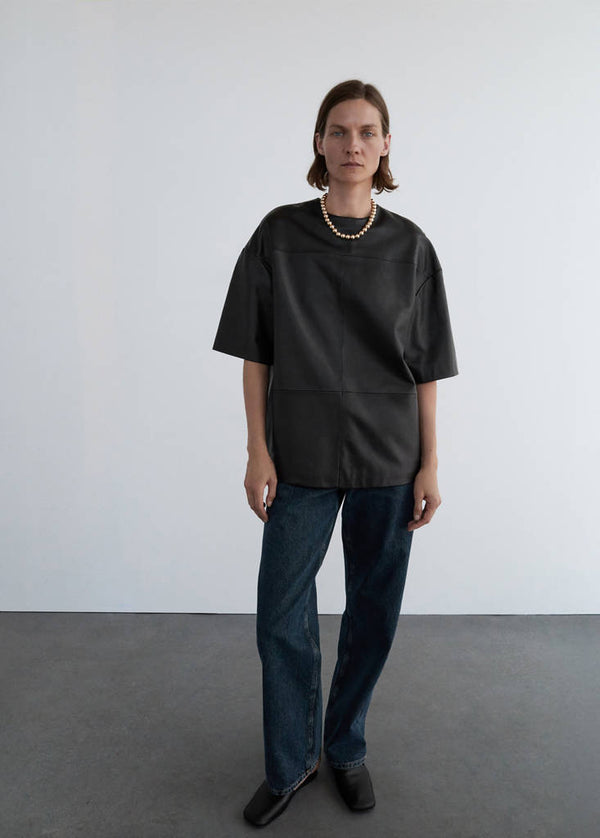 T-Shirt 100% Pelle Oversize