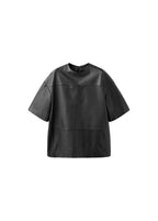 T-Shirt 100 % Cuir Oversize