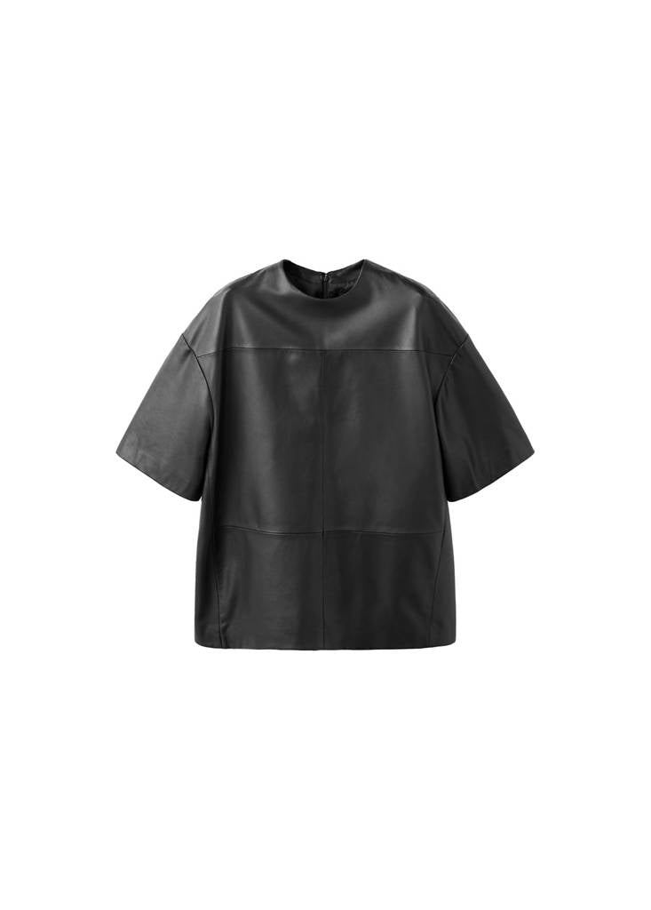 T-Shirt 100 % Cuir Oversize