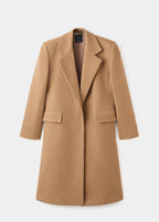 Manteau En Laine À Revers