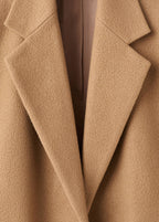 Manteau En Laine À Revers