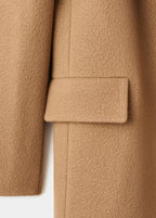 Manteau En Laine À Revers