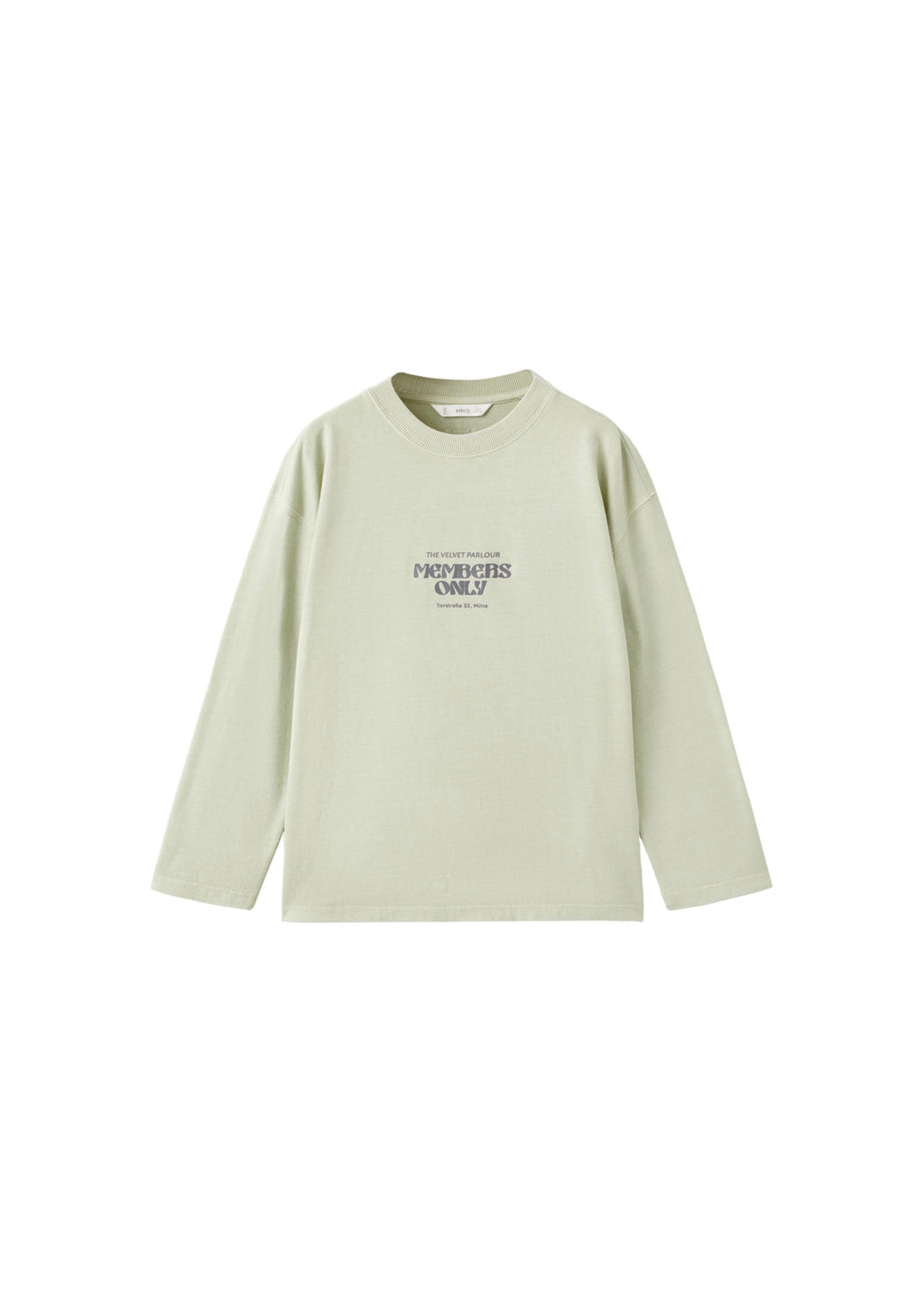 Camiseta Members Verde Pastel - Niño